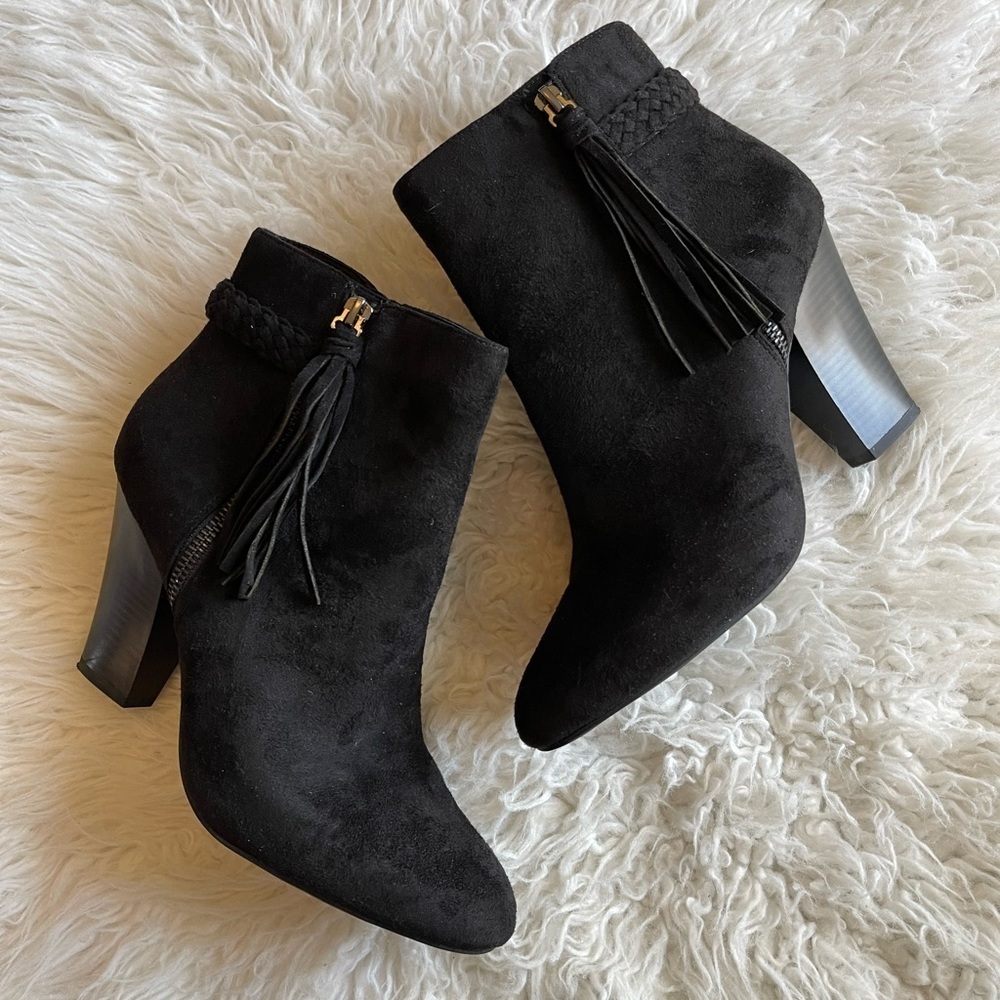 A.N.A. “Dusty”Tassel Boots Women’s Size 10 Black